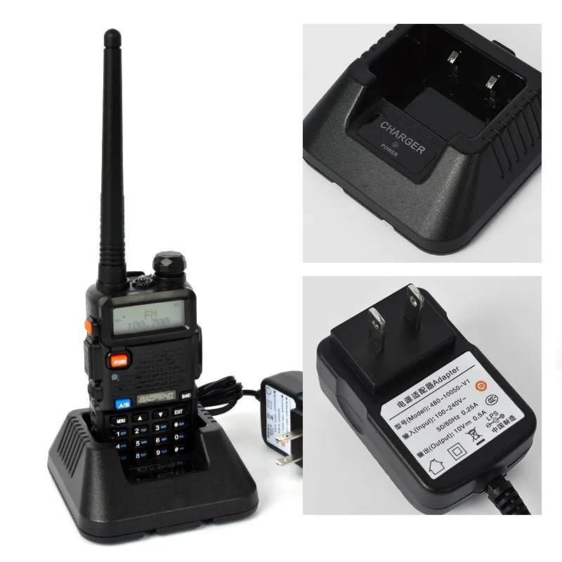 Портативная рация Baofeng uv 5r 3800 мАч Любительская радиосвязь VOX 10 км двусторонняя для