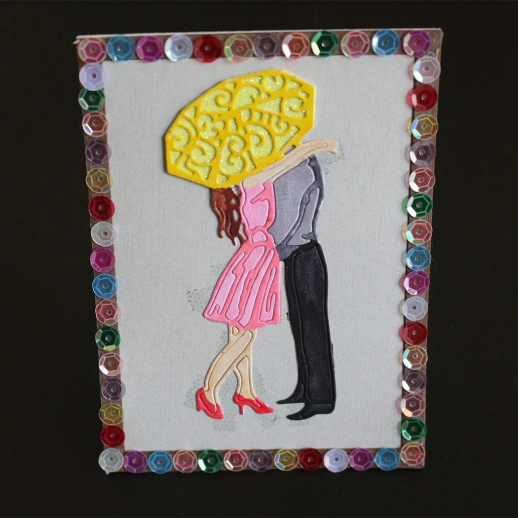 2018 Новый резки умирает трафарет Жених и невеста свадьба брак Скрапбукинг карты DIY