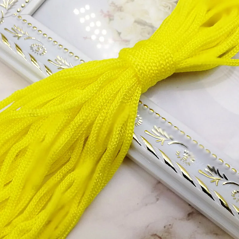 Yellow 10M 10 м 3 мм цельный шнур веревка браслет Паракорд шнур для кемпинга веревка для выживания парашют шнур - Цвет: Yellow 10M