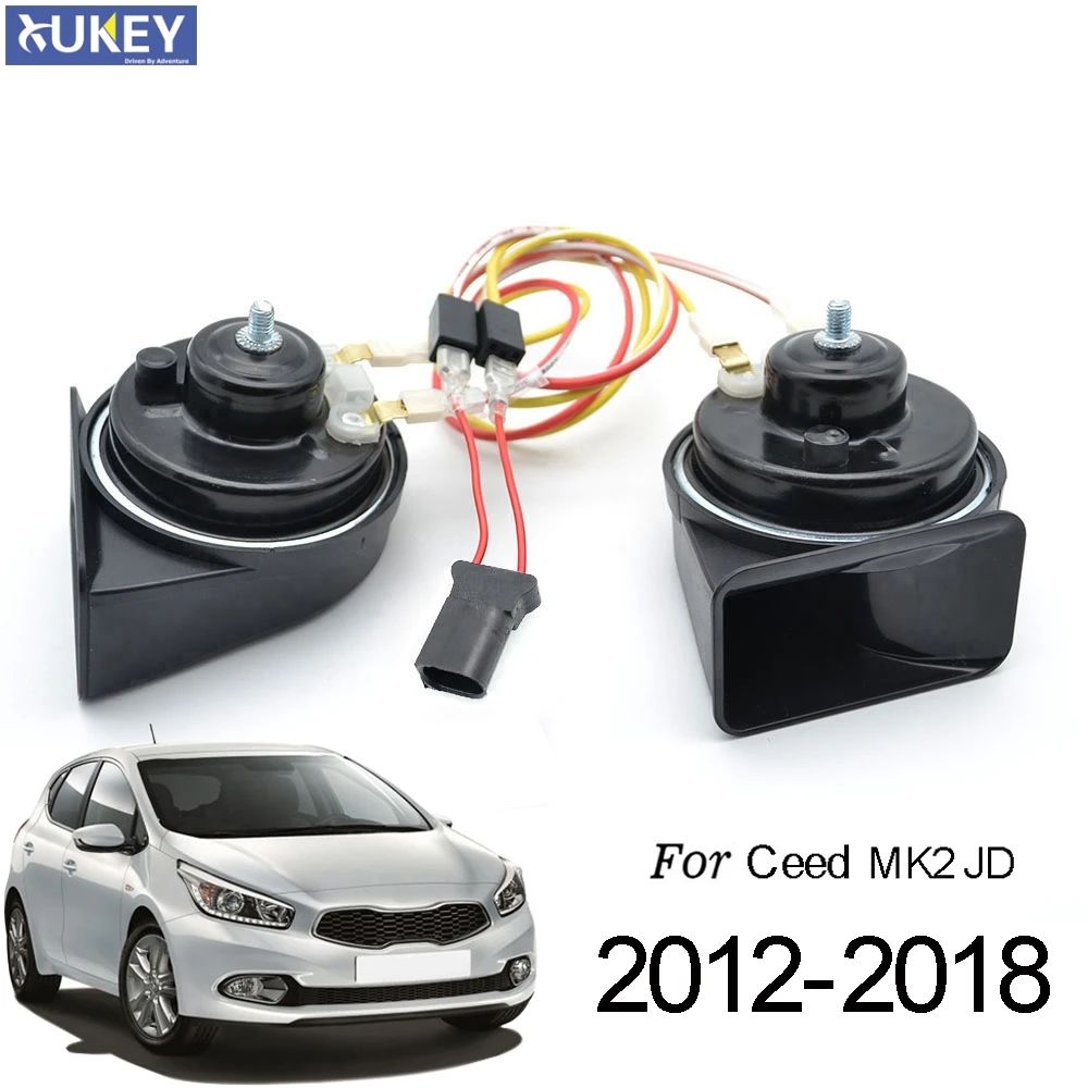 

1 комплект 12 в 2012-2013 дБ Улитка рог Водонепроницаемый двойной шаг Авто Рога для Kia Ceed Cee'D MK2 JD 2014 2016 2017 2015 2018