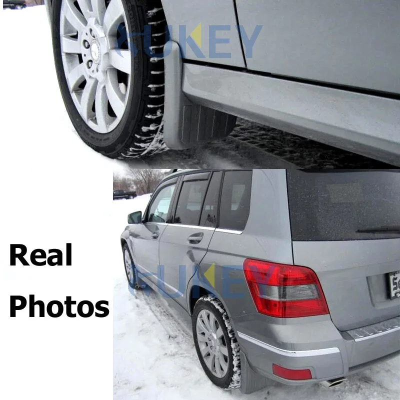 Брызговики брызговик Набор OE стиль автомобиля Брызговики для Mercedes-Benz GLK класса 2010- крыло 2013 спереди и сзади 220 250 350