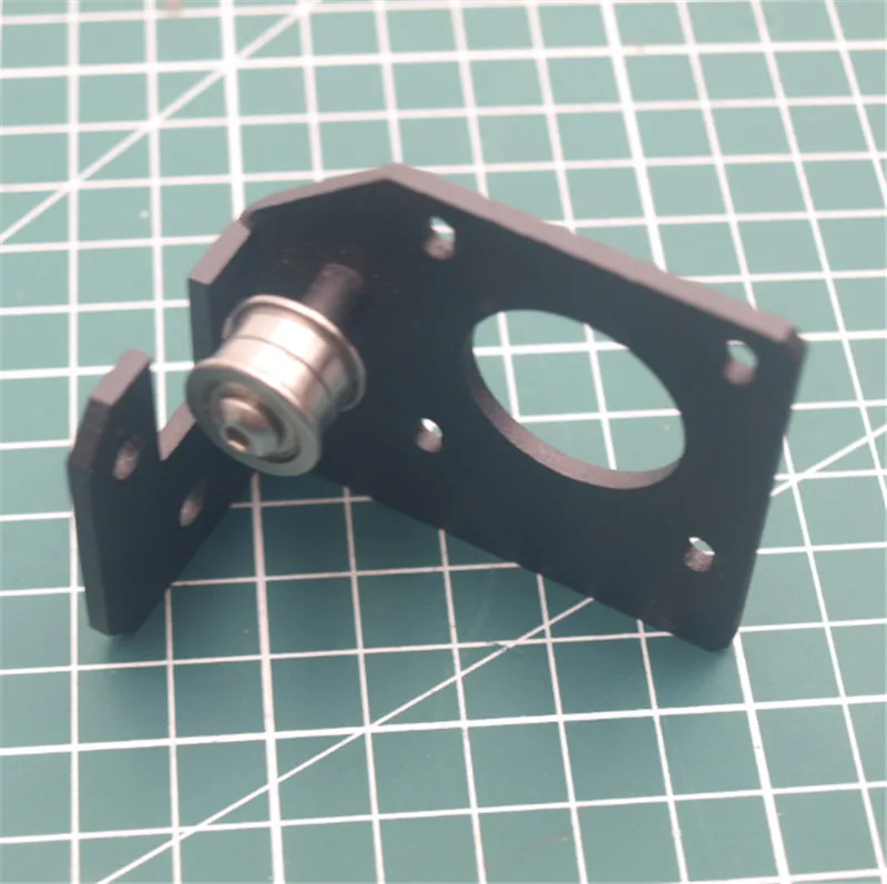 

1pcs CR-10 3D printer parts black anodized aluminum Y Axis Parts Nema 17 motor Bracket for 2040 extrusion