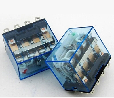 LY4NJ LY4 HH64P 14PIN 10A катушка реле питания светодиодный pdt светодиодная индикаторная