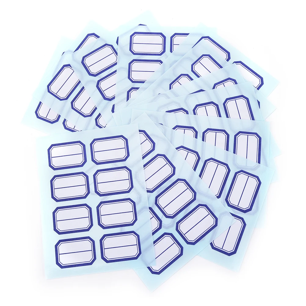 12 листов/уп пустой наклейки на съемное крепление клейкой основе для белая