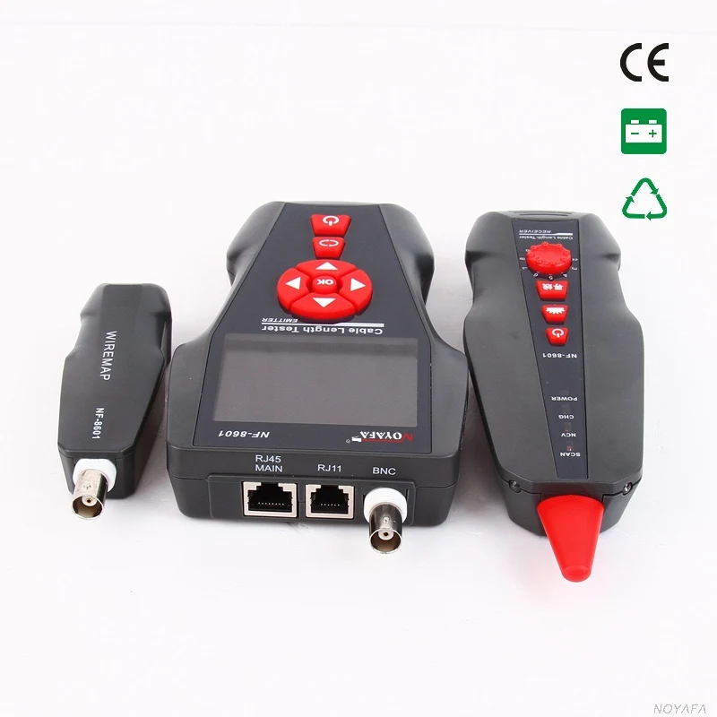 NOYAFA NF 8601 тестер сетевого кабеля диагностический тональный детектор BNC PING/POE