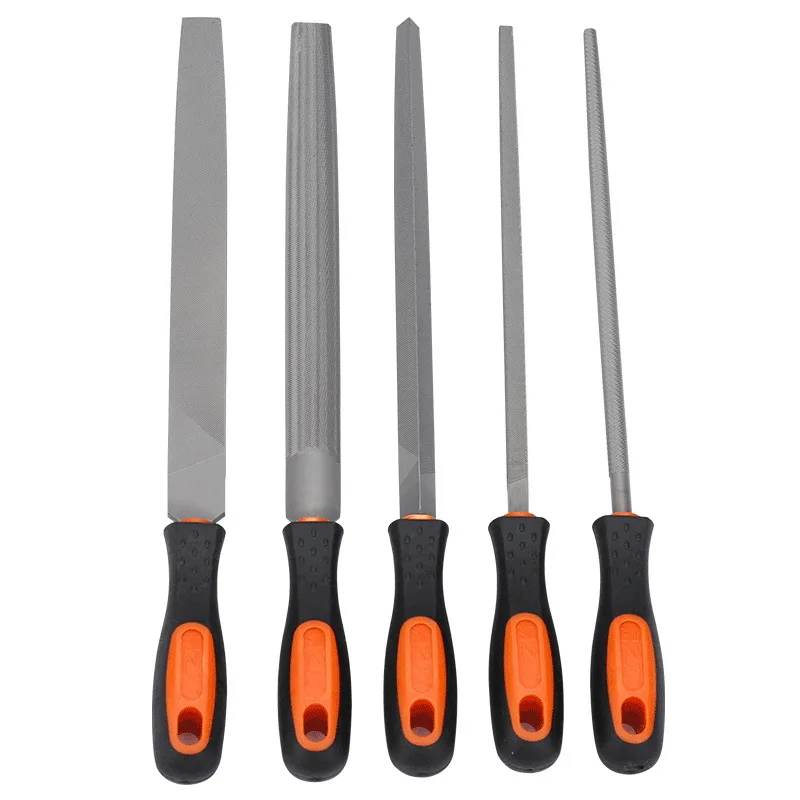 DOXA High Strength Steel Three-piece Suit Woodworking File Middle Tooth Smooth the Object Sanding Tool Gift Bag Hand | Инструменты
