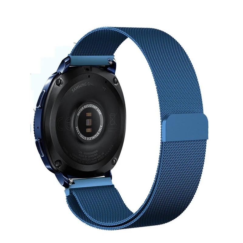 Миланская петля ремешок для Samsung Galaxy Watch 42 мм 46 металлический браслет из