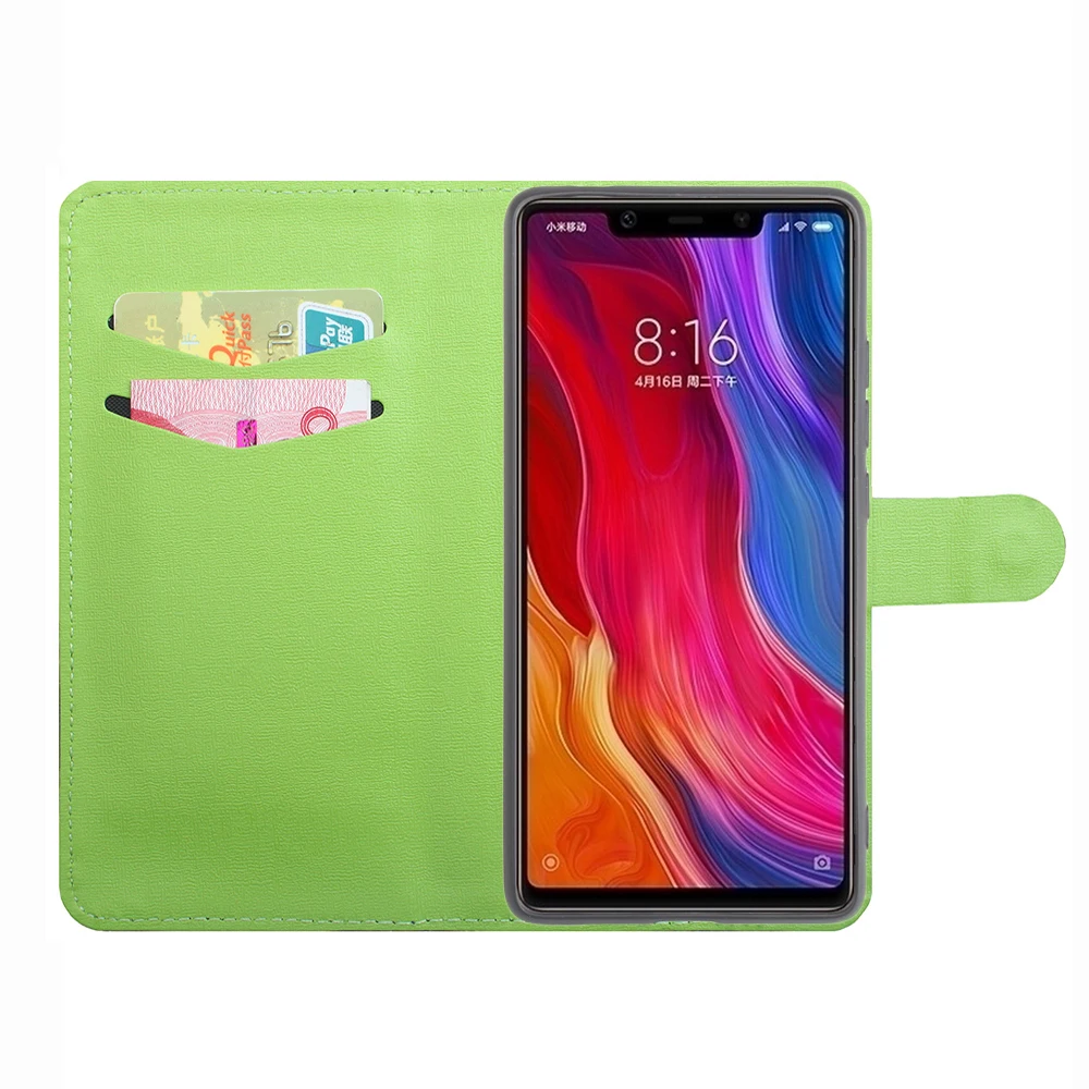 Чехол из разноцветной кожи для Xiaomi 8 SE чехол-книжка чехол телефона оболочка