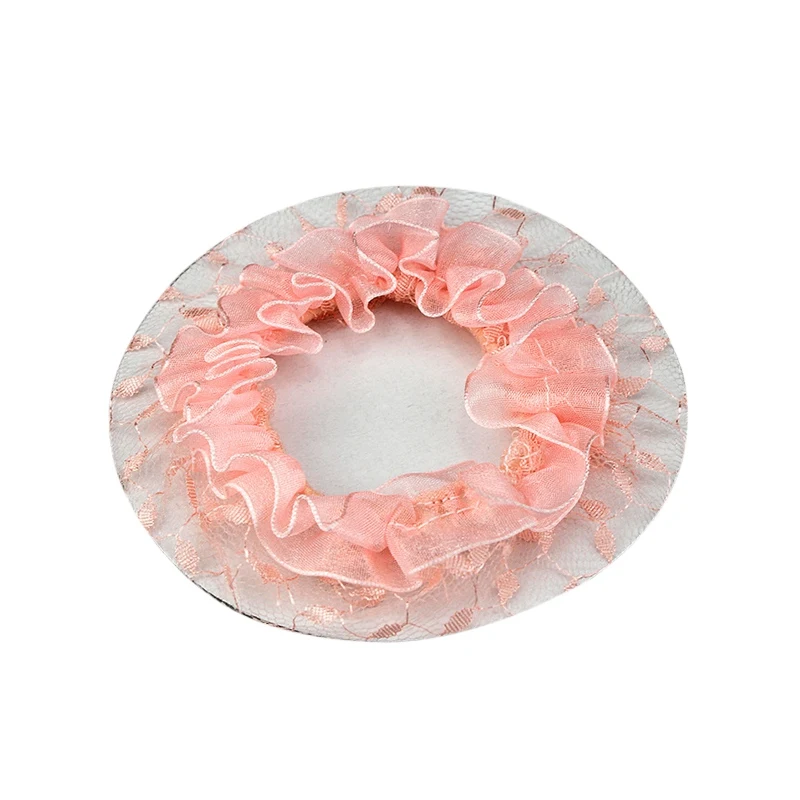 Головной убор для девочек балет танцы Фигурное катание Снуды Hairnet Bun Cover Crotchet Hair Net Ballerina головные уборы аксессуары