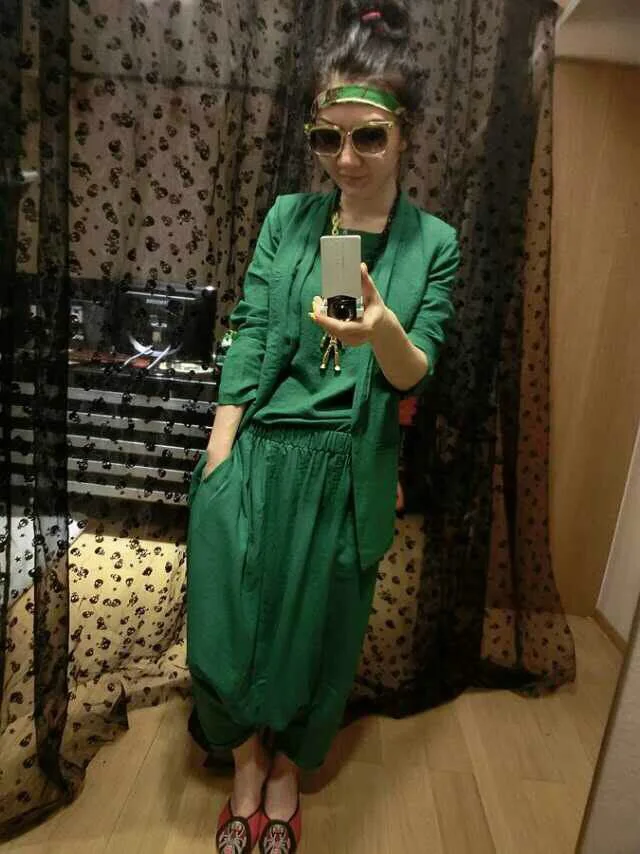 Модный женский комплект Новинка весна осень 2019 модные однотонные шаровары в