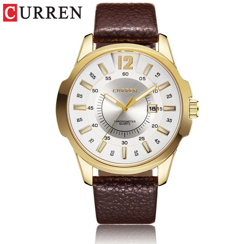 Relogio Masculino CURREN Модные креативные кварцевые часы мужские в повседневном стиле