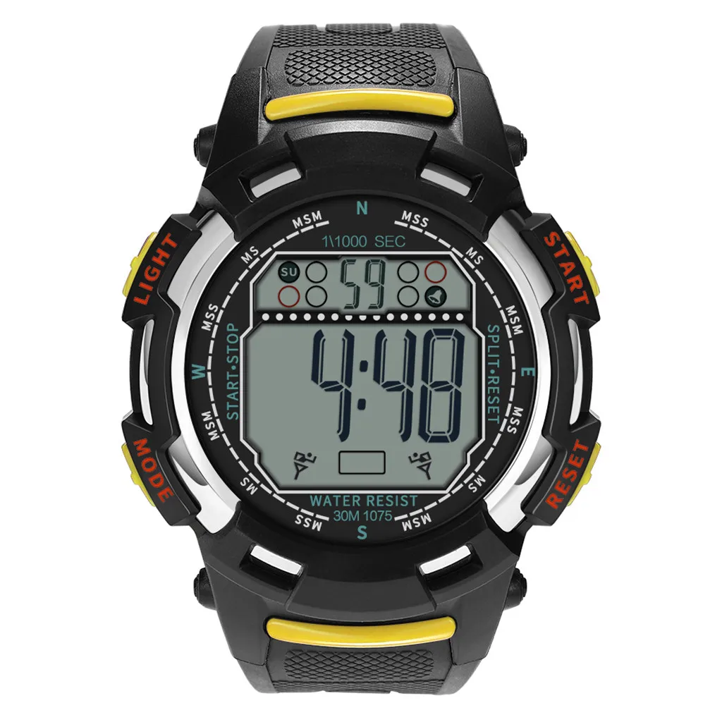 Часы наручные мужские электронные в стиле милитари роскошные цифровые армейские