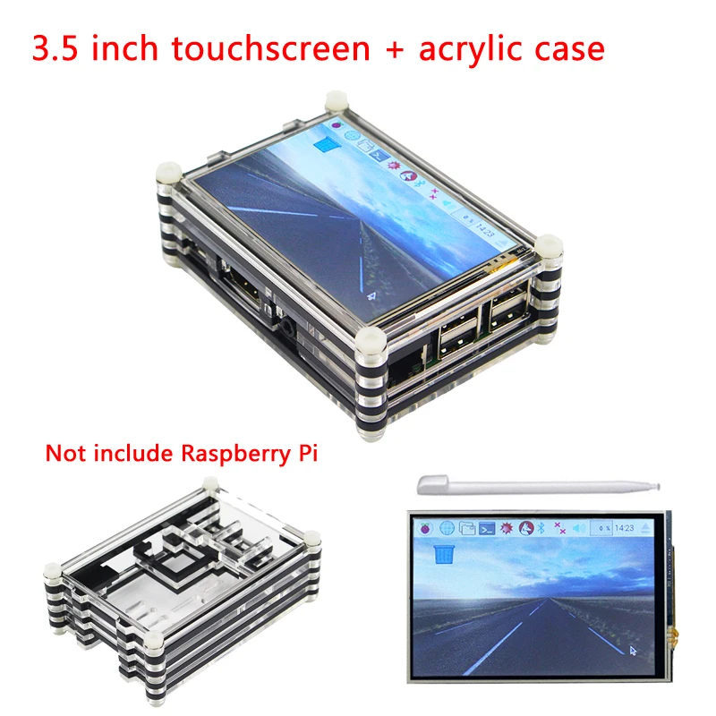 Raspberry Pi 3 Model B 5 дюймовый сенсорный экран 480*320 на тонкопленочных транзисторах