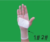1pcs 2 1box 5meter medical elastic mesh sleeve bandage bandages pressurized sand mesh gauze leak plaster stickers fixed visib