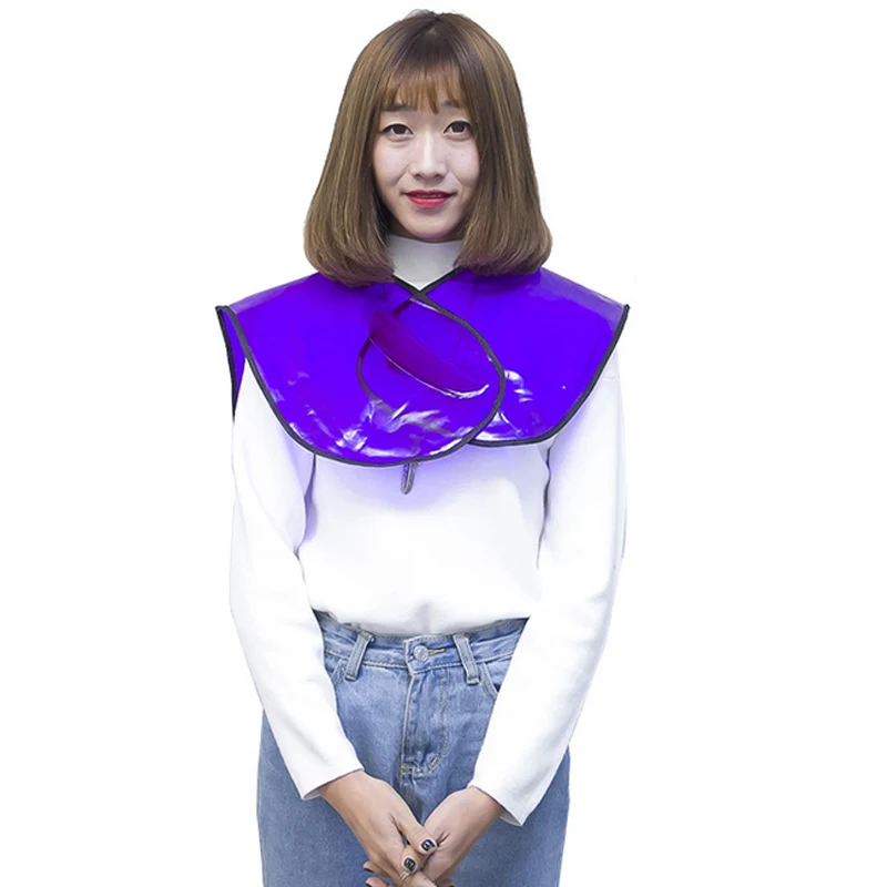 

Водонепроницаемая ткань Shellhard, 1 шт., короткая Парикмахерская, Парикмахерская, высококачественная ткань, искусственная Парикмахерская накидка, синяя