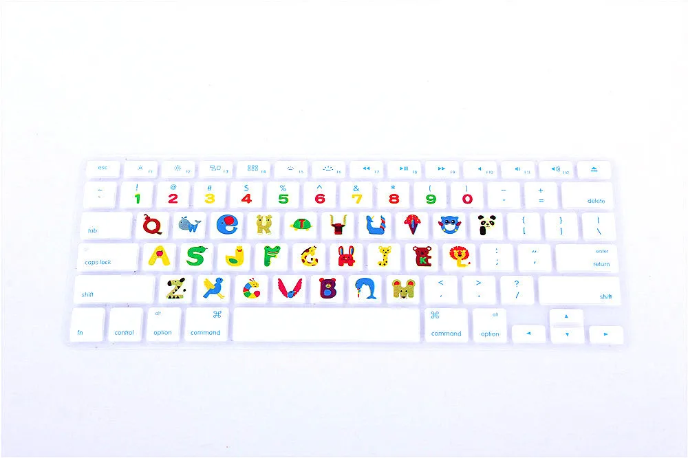 Силиконовый чехол для клавиатуры с животным узором Защитная пленка Apple Macbook Pro Air 13