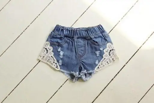 Новинка 2017 года летние детские джинсовые шорты в Корейском стиле для девочек