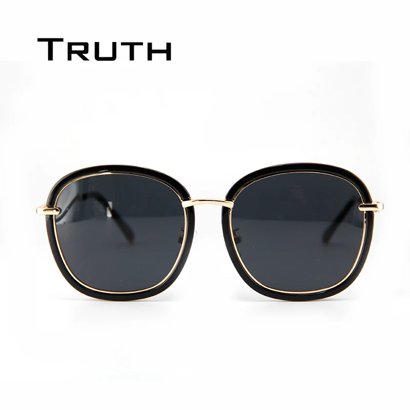 Правда Ацетат круглые очки женщина 2017 упаковка металлический мост женские