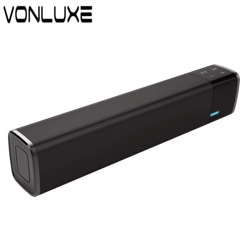 Большой Мощность 20 Вт Портативный Беспроводной Bluetooth Динамик Саундбар Super Bass