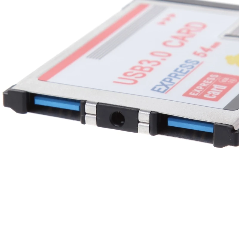 2 порта USB 3 0 концентратор Экспресс карта ExpressCard скрытый 54 мм адаптер для