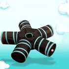 Складной туннель для домашних животных с 2345 отверстиями, обучающая игрушка для кошек, кроликов, животных, игровой туннель, игрушка для кошек