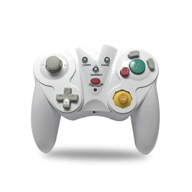 Многоцветный 2,4G беспроводной игровой контроллер геймпад+ приемник для-nintendo NS Gamecube/wii-NGC/wii U беспроводные геймпады и приемник - Цвет: Многоцветный