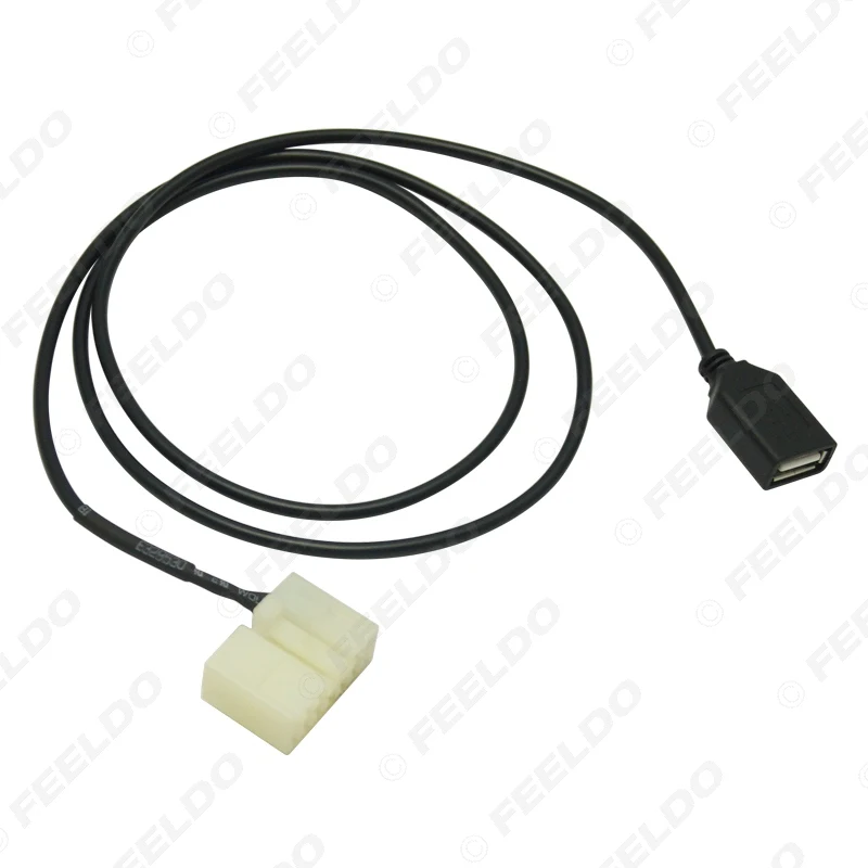 LEEWA автомобильный аудио Женский USB кабель адаптер Разъем для BYD F3/F3R/F6/G3/G3R/G6/L3 CD