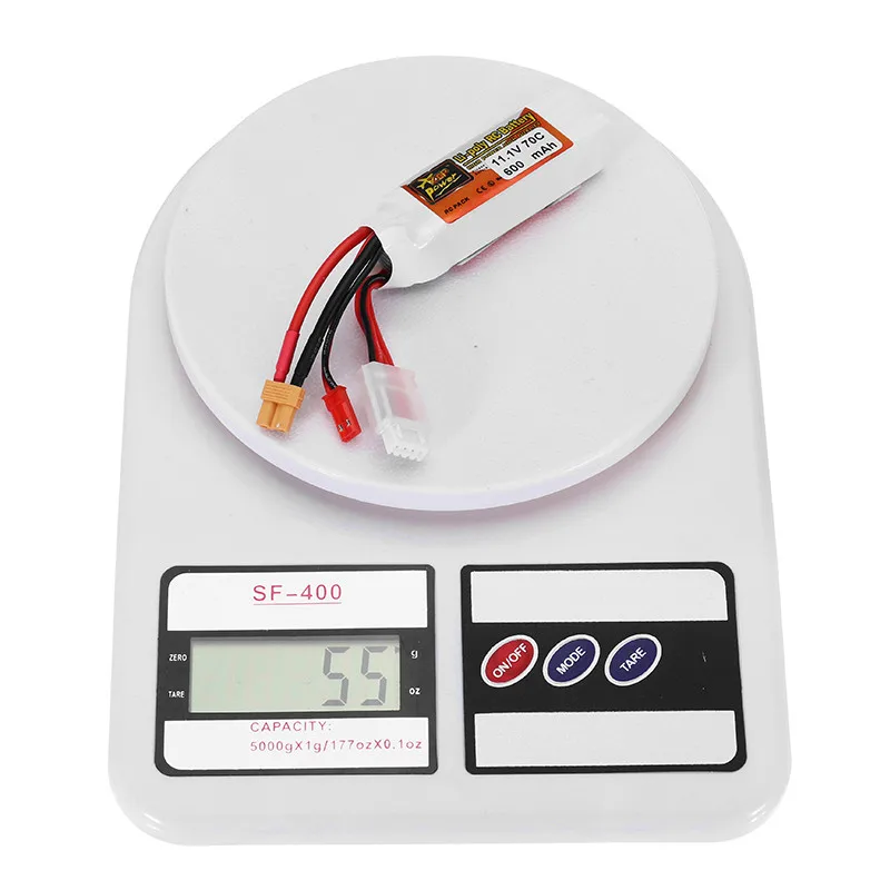 Высокое качество ZOP Power 11 1 В 600 мАч 70C 3S аккумуляторная Lipo батарея JST XT30 разъем для