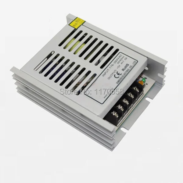 35W 5V Ультра тонкие Выход Переключения источника питания для Светодиодные ленты