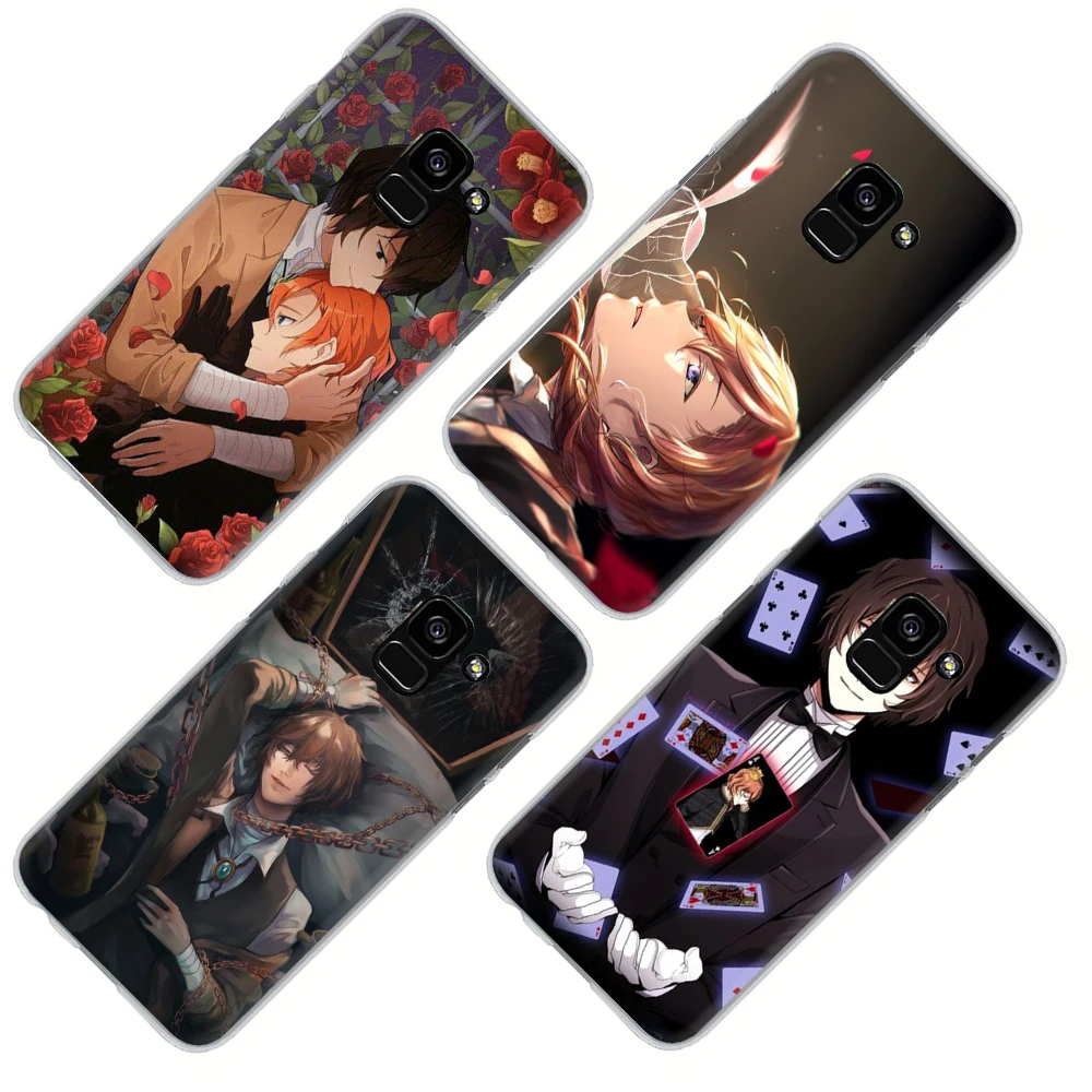 Японский аниме bungou бродячие собаки дазай Осаму жесткий чехол для телефона Samsung A3
