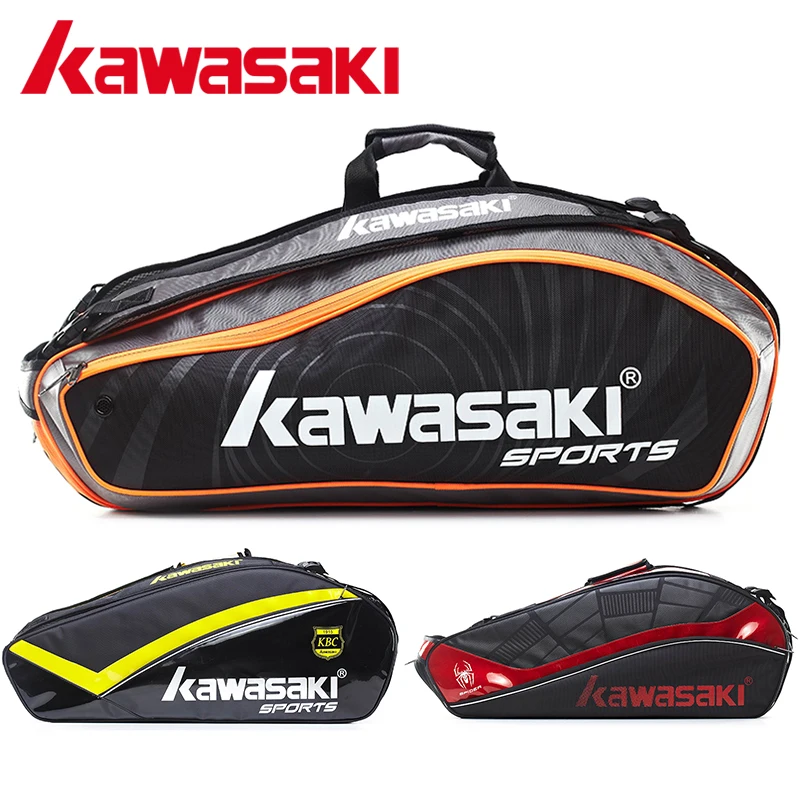 Оригинальная профессиональная сумка для бадминтона Kawasaki 6 9 шт. теннисная