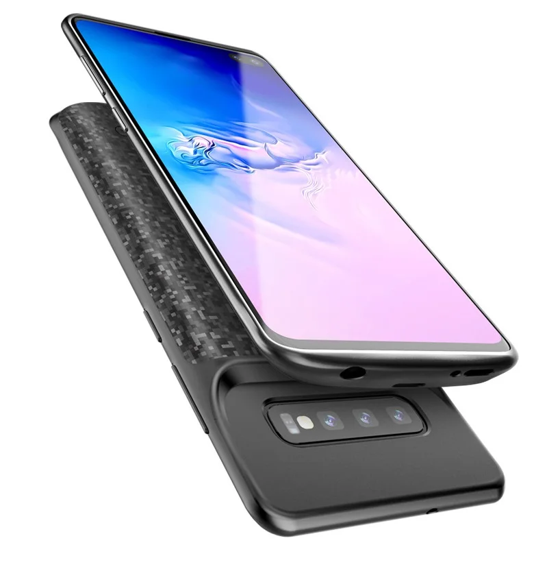 Чехол-аккумулятор для samsung Galaxy S10 S10e, Силиконовый противоударный чехол для зарядного устройства, тонкий Чехол-аккумулятор для samsung S10 Plus