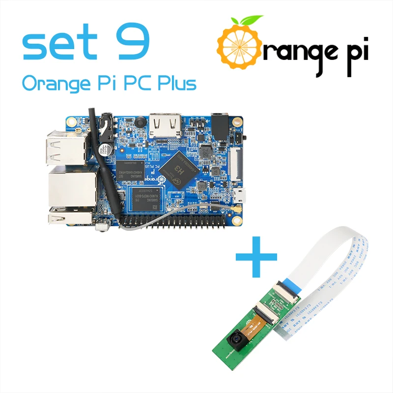 Orange Pi Kit PC Plus Набор 9: PC Plus и 2-мегапиксельная камера с широкоугольным объективом для Orange Pi, а не для raspberry pi 2