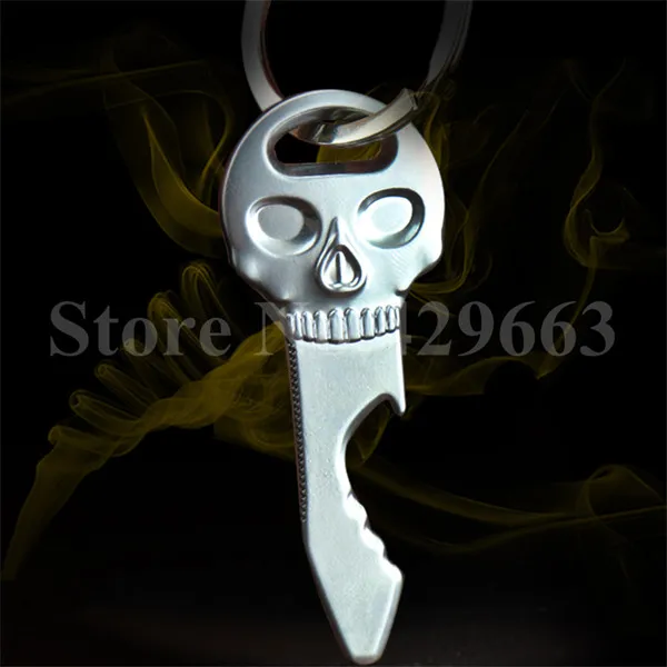 Skull 10 шт./лот гитара/Череп/крышка/женщина/рука бутылок цинковый сплав открывалка для бутылок пива как подарок брелок для ключей - Цвет: Skull