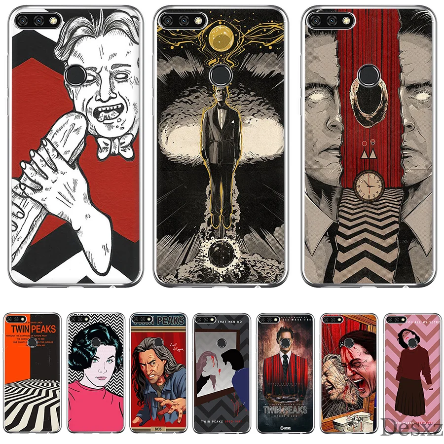 Чехол Desxz Twin Peaks для Huawei P20 P10 P9 P8 Lite Pro Plus P Smart Mini жесткий силиконовый чехол