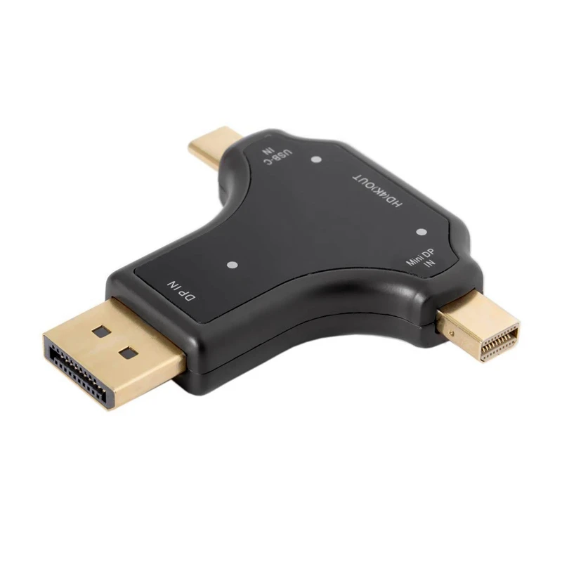 USB C & Displayport Mini DP 3 в 1 к HDMI Женский адаптер Тип 4K 2K для ноутбука Macbook PC| |