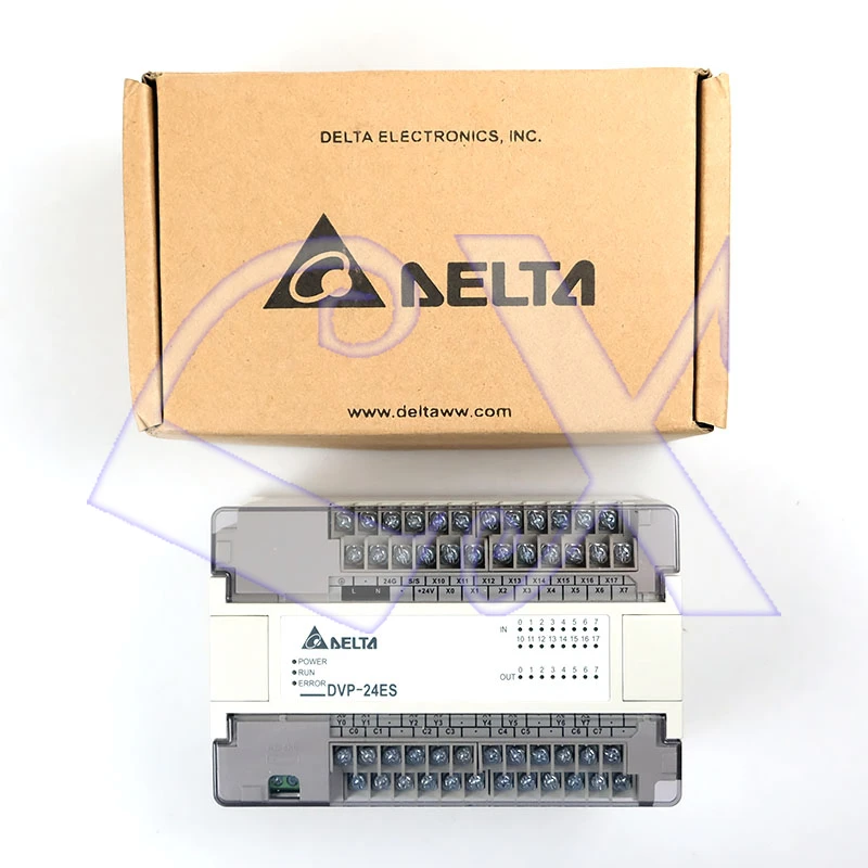 Delta оригинальный полностью новый контроллер ПЛК серии ES DVP24ES00T2 100-240VAC 16DI 8DO выход транзистора в коробке