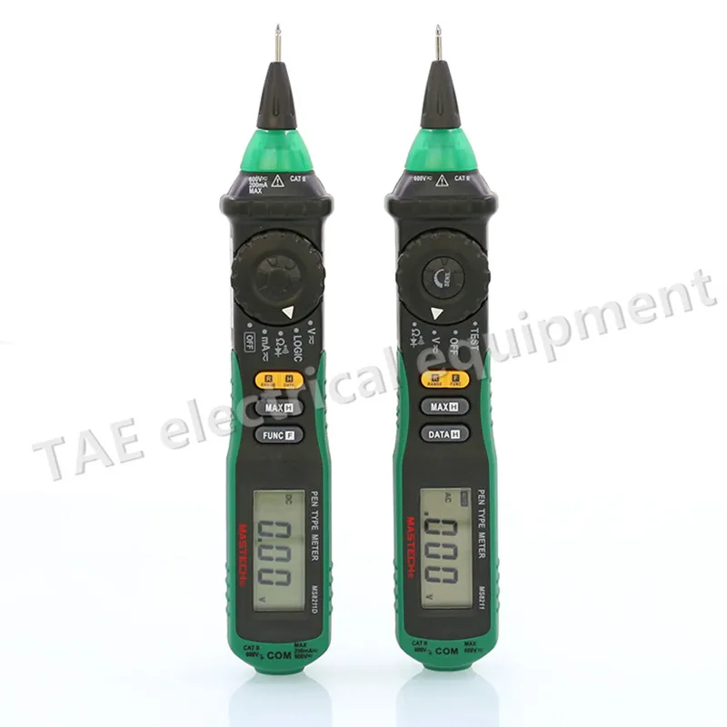 1 шт. M071 MS8211 Ручка Тип Цифровой мультиметр NCV детектор Бесконтактный DC/AC напряжение измеритель тока удержания данных мультиметр