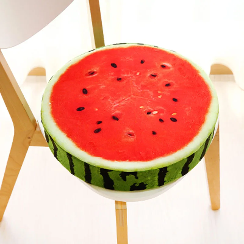 40cm Large New Creative 3D Summer Fruit PP Cotton Office Chair Back Sofa Throw Pillow Bolster For Home Decoration | Игрушки и хобби