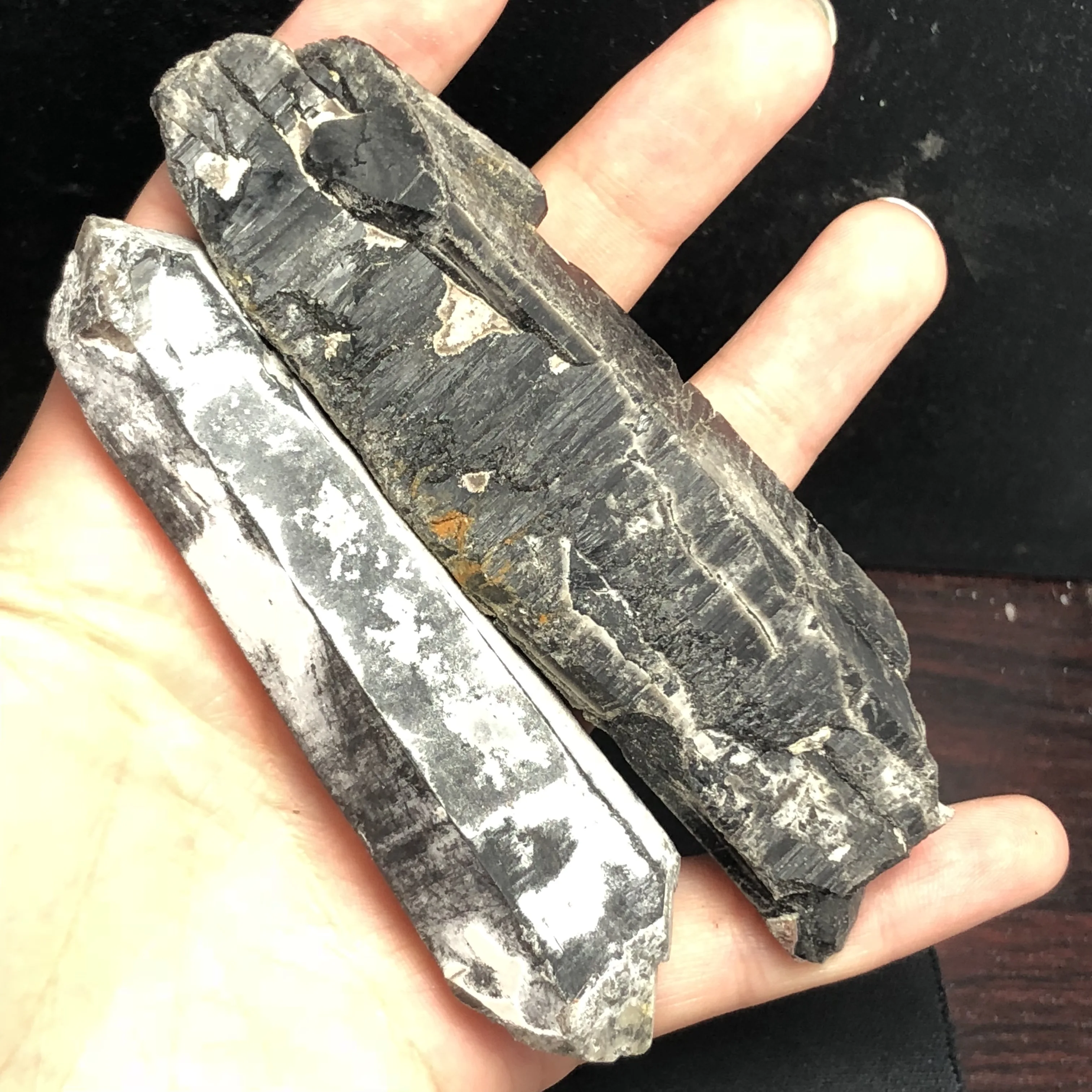 Натуральный черный турмалин необработанный камень столбы для украшения|pillar|pillars