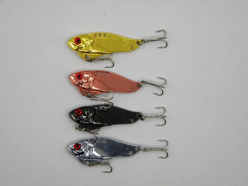 4 шт./лот металлическая блесна рыболовная приманка 3 2 г 5 см #10 тройные Крючки