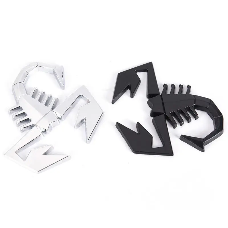 Шарм цинковый сплав 3D скорпион щит форма значок наклейка Задняя эмблема