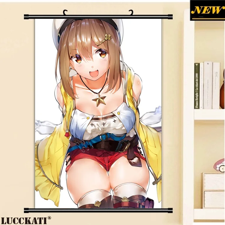 40X60 см ателье Ryza игровая серия Reisalin Stout Сексуальная лоли клитор мультфильм плакат с героями аниме картина прокрутки холст живопись