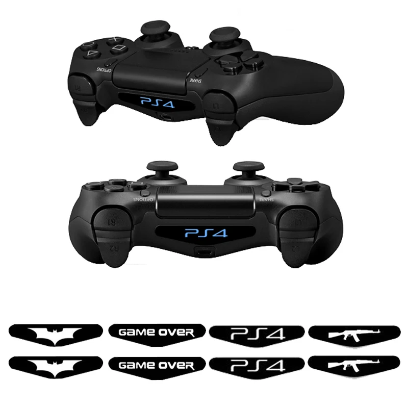PS4 контроллер Светодиодная наклейка PS4 наклейка светодиодный контроллер Крышка светодиодная наклейка PS4 световая Панель Светодиодная наклейка игровые аксессуары