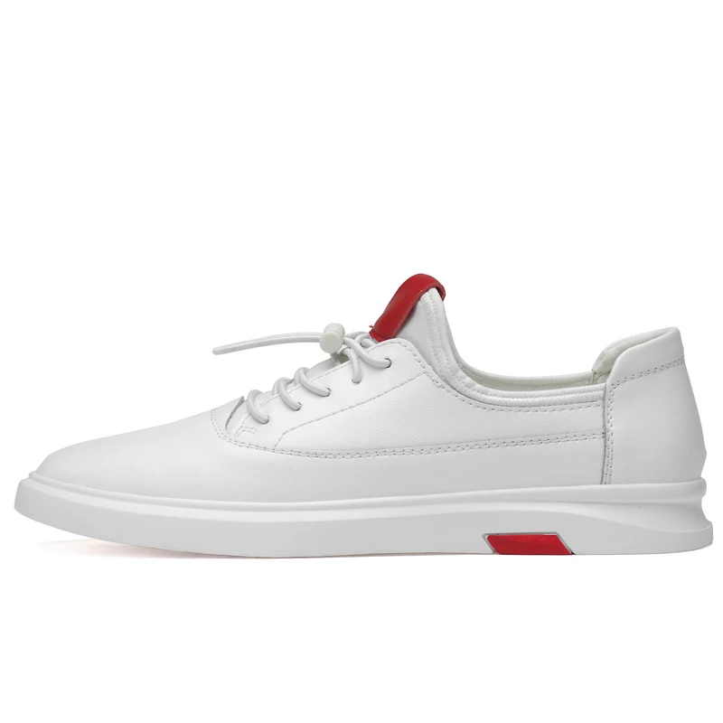 Plus Size Lace Up Casual Shoes Men Waterproof Rubber Sole Fashion Sneaker Soft Leather Driving |