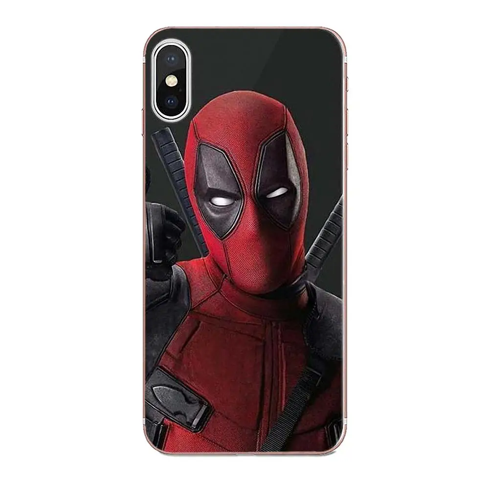 For Xiaomi Redmi Note 2 3 3S 4 4A 4X 5 5A 6 6A Pro Plus Soft Silicone TPU Transparent Top Selling Cool Marvel Hero Deadpool | Мобильные