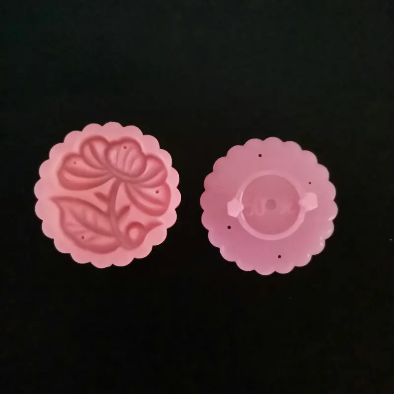 50 г цветок Mooncake плесень Ручной пресс пластиковый Плунжер резак помадка печенья