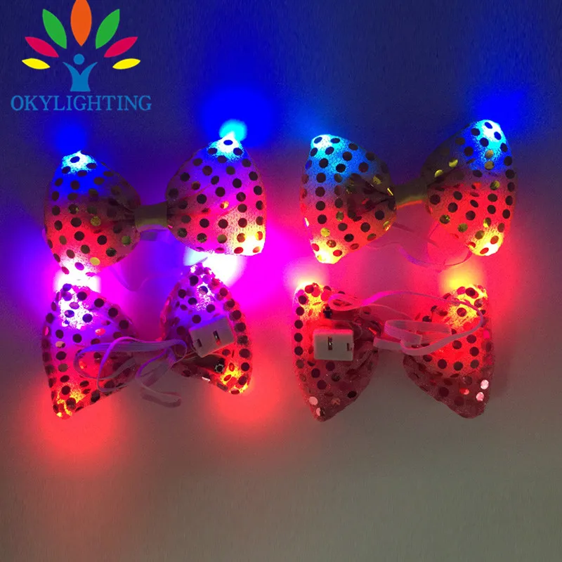 2018 Новый Gafas Led Бесплатная доставка 10 шт. светодиодный мигание шеи галстук мужской