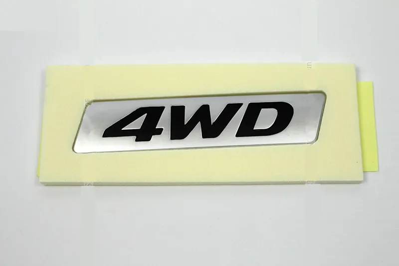 100 Шт. DHL ABS 4WD Автомобилей Хвост Стилизация Наклейки Эмблемы Украшения для Elantra Sonata