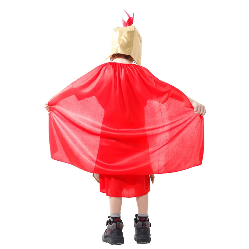 Бесплатная доставка Детские Костюмы воинов в римском стиле для мальчиков